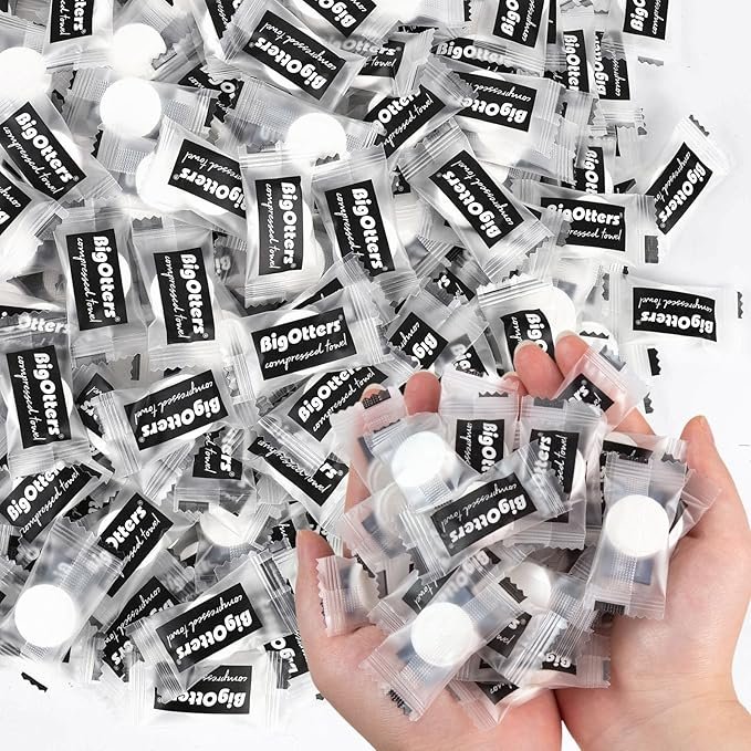 bigotters 200 toallas comprimidas, toallas faciales