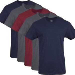 gildan camisetas de cuello redondo para hombre