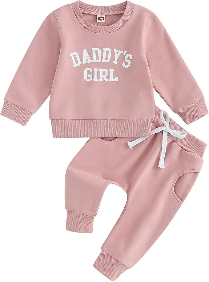ropa para bebé niña daddys girl conjunto algodón recién nacido